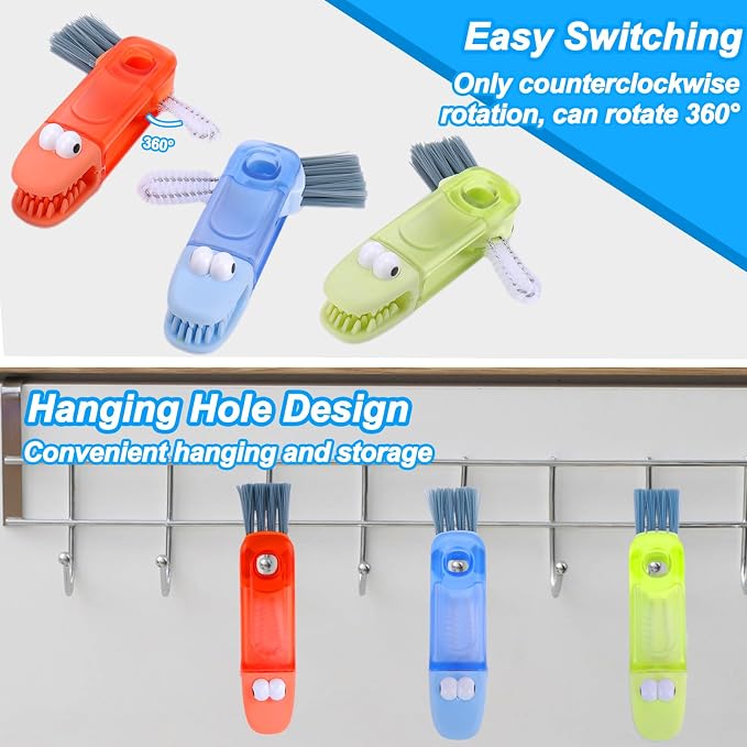4 in 1 Cup Lid Gap Cleaning Brush Kit, 3 Pack | Multifunctional Water Bottle - Image 6