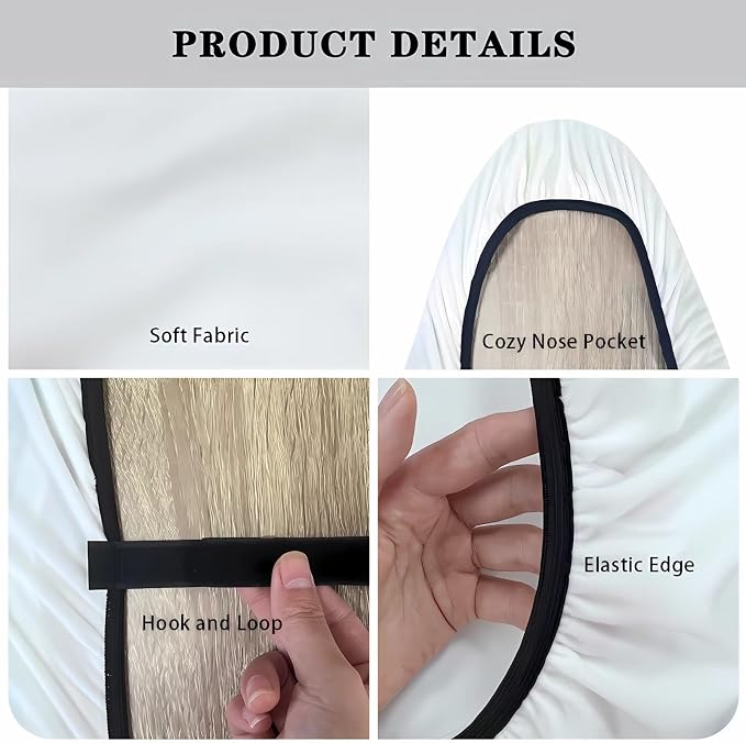 Snowflake Pattern Ironing Board Cover and Pad, Anti-Burning Heat Reflective - Image 7