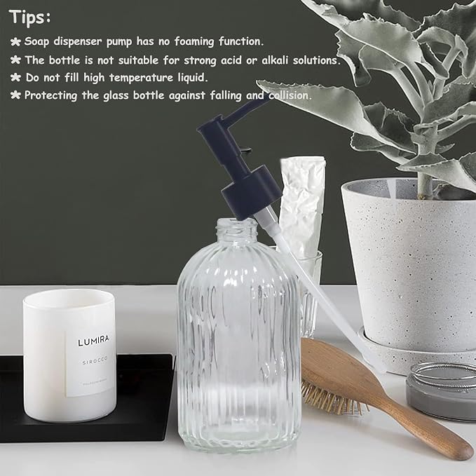 YYTSGG Clear Glass Soap Dispenser - Image 6