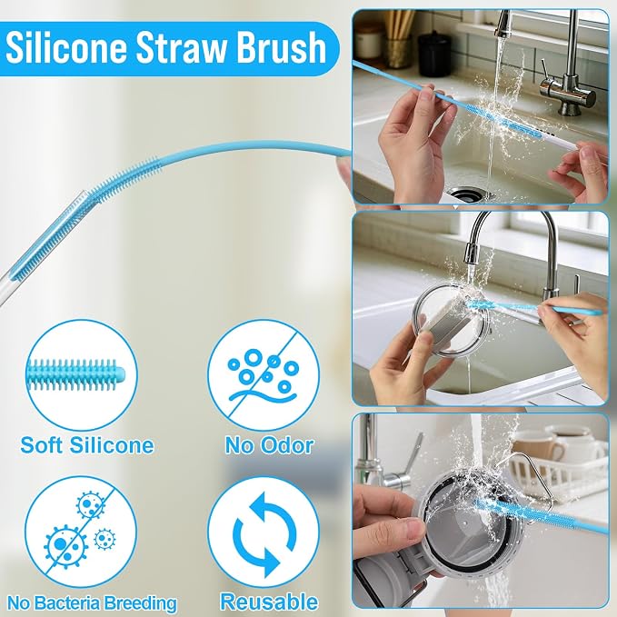 Water Bottle Cleaner Brush Set for Stanley Tumbler 40 oz/30 oz Cup | - Image 5