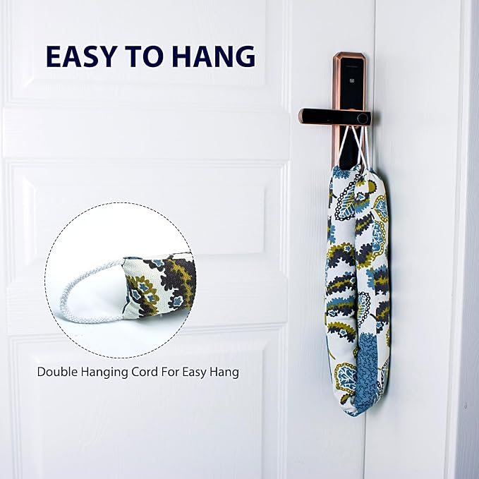 2 Pack 40 Inch 4 Inch Wide Under Door Blocker Door Draft Stopper, Bottom - Image 4