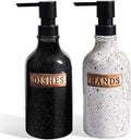 Hand and Dish Dispenser for Kitchen Sink, Ceramic Soap Dispenser Bathroom by Unknown
