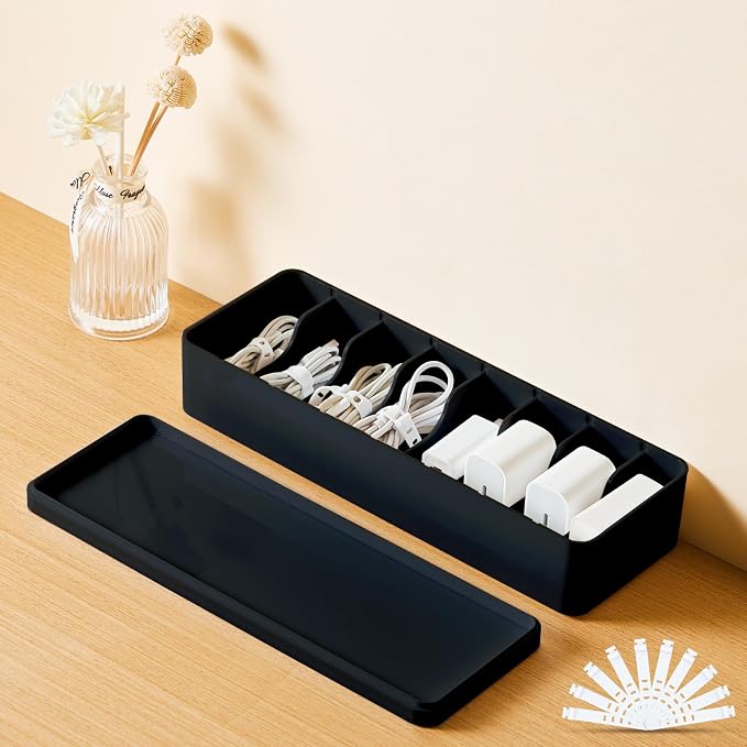 Tatuo 4-Pack Cord Organizer Box by Tatuo