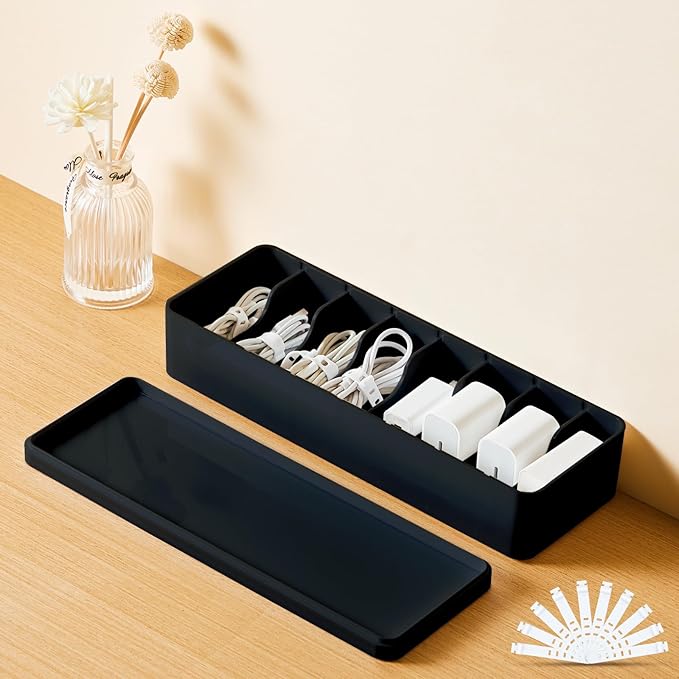 Tatuo 2-Pack Cord Organizer Box by Tatuo
