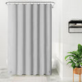 Barossa Design Extra Long Shower Curtain Liner Silver Gray by BarossaDesign