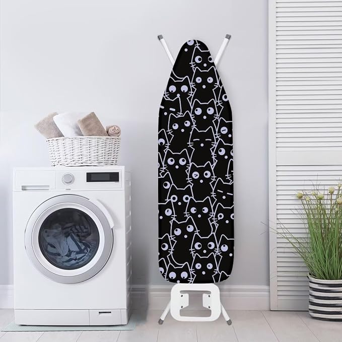 Funny Cats Print Ironing Board Cover Soft Ironing Board Cover, Non Stick Scorch - Image 4