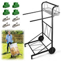 CAROD Upgraded Trash Bag Holder Cart by CAROD