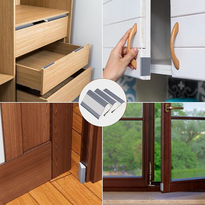 Kneelisa 2Pcs×196” Wedge-Shape Foam Window Weather Stripping Door Seal | - Image 6