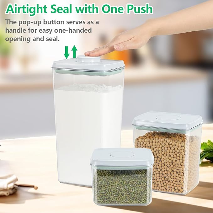 3 Pack Pasta Sugar Storage Containers - Image 2
