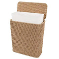 Coeusy 3 Gallon Paper Rope Bathroom Trash Can, Small Wicker Trash Cans by WEAVECOMFORTINTOEVERYCORNER