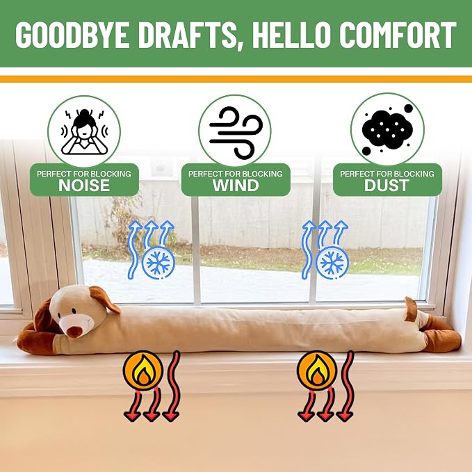 Evelots Under Door Dog Draft Stopper - Image 4