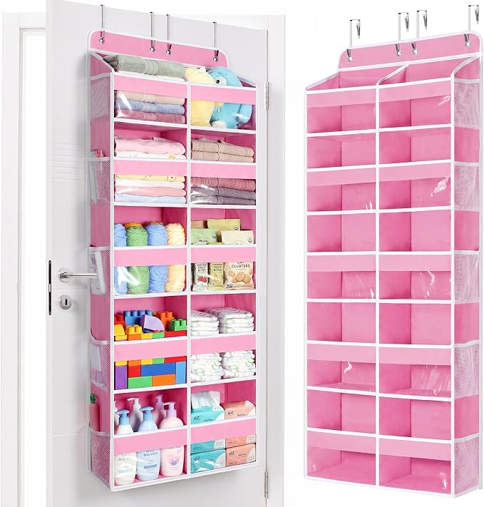 Yecaye 5 Tier Over The Door Organizer, 10 Compartments Large Door Storage | 20" by Yecaye
