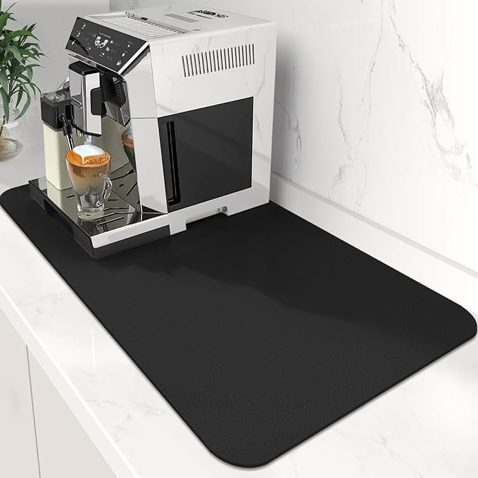 Coffee Mat Super Absorbent Dish Drying Mat Coffee Bar Mat 16"x 24" by WiseLife