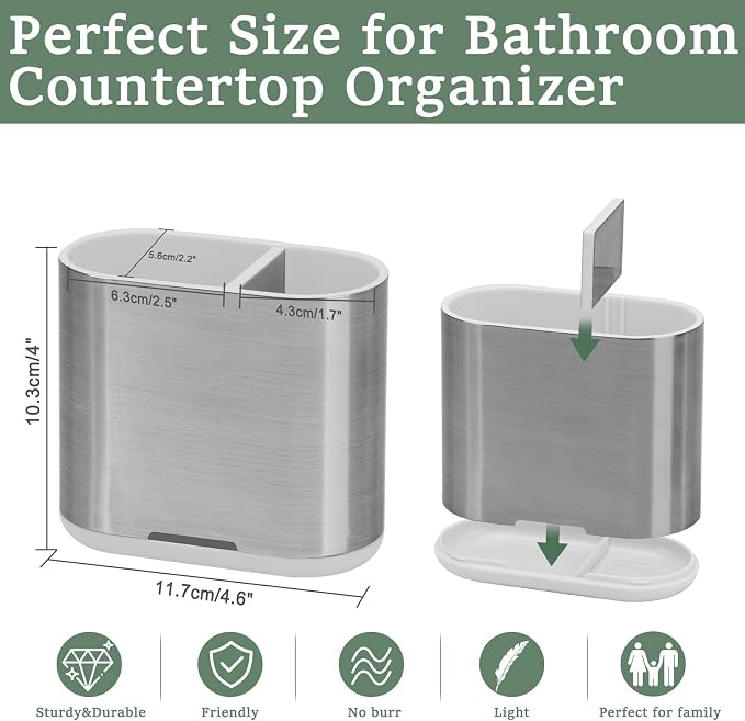 Toothbrush Holders Toothpaste Organizer - Image 4