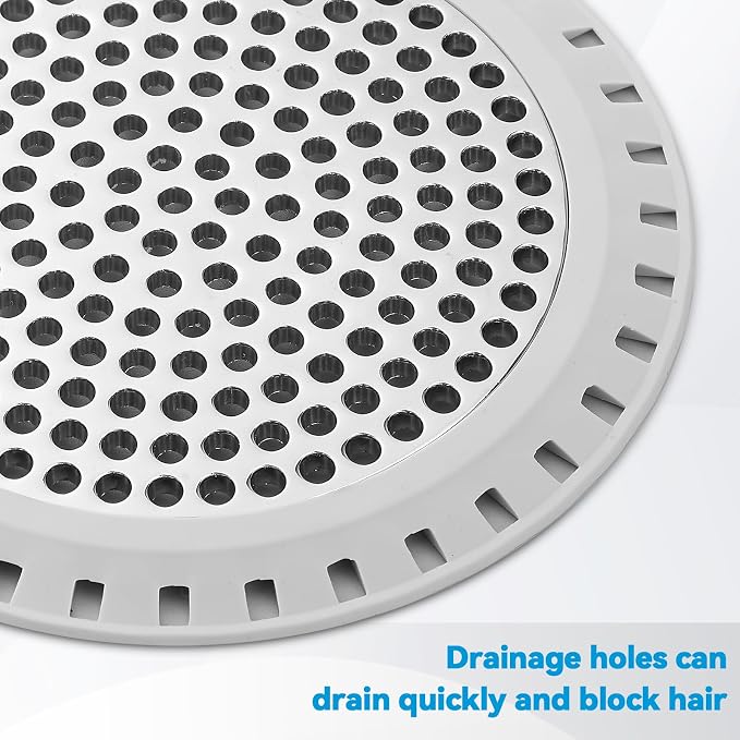 Shower Drain Hair Catcher, Aluvor Shower Drain Cover Bathtub Drain Strainer | - Image 3