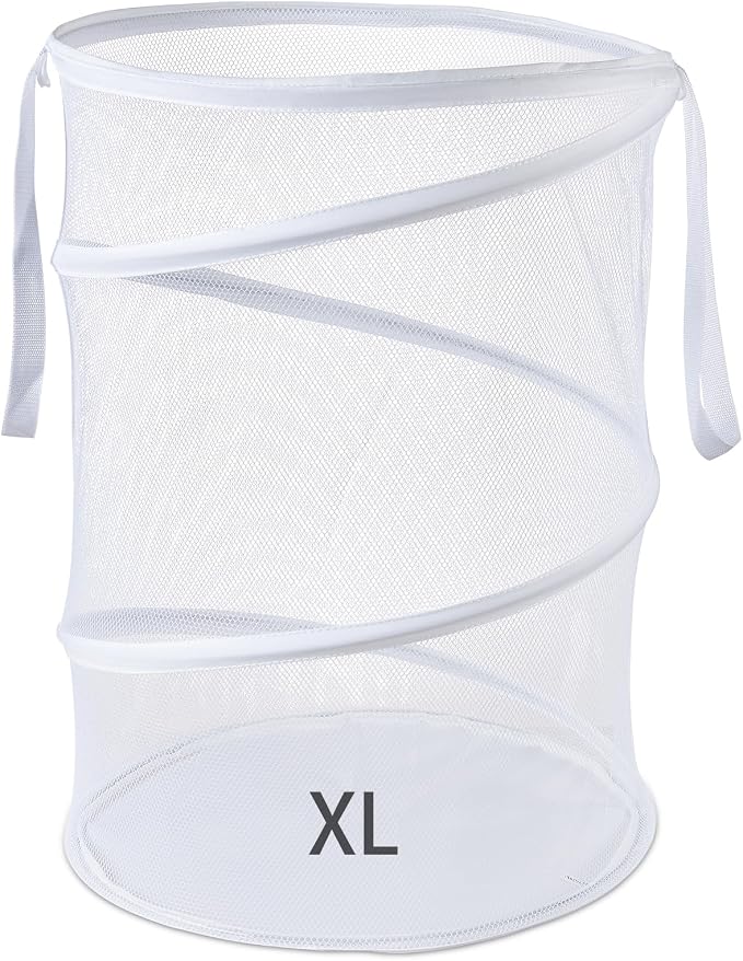 Seiritex Mesh Popup Laundry Hamper 115L Collapsible Laundry Basket Extra Large by SEIRITEX