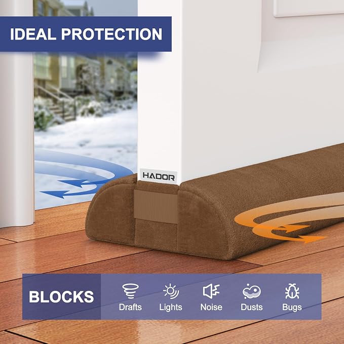 HADOR Door Draft Stopper for Bottom of Door, Adjustable 36 Inch, Double-Sided - Image 3