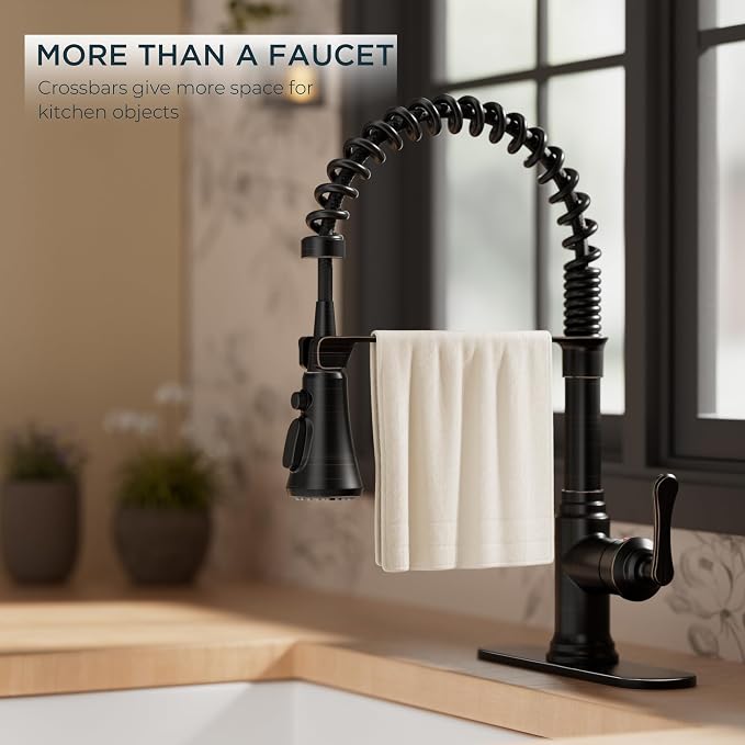 FORIOUS Rustic Kitchen Faucet - Image 7