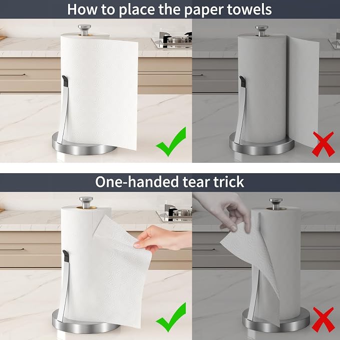 Jesginboo Countertop Paper Towel Holder - Image 5