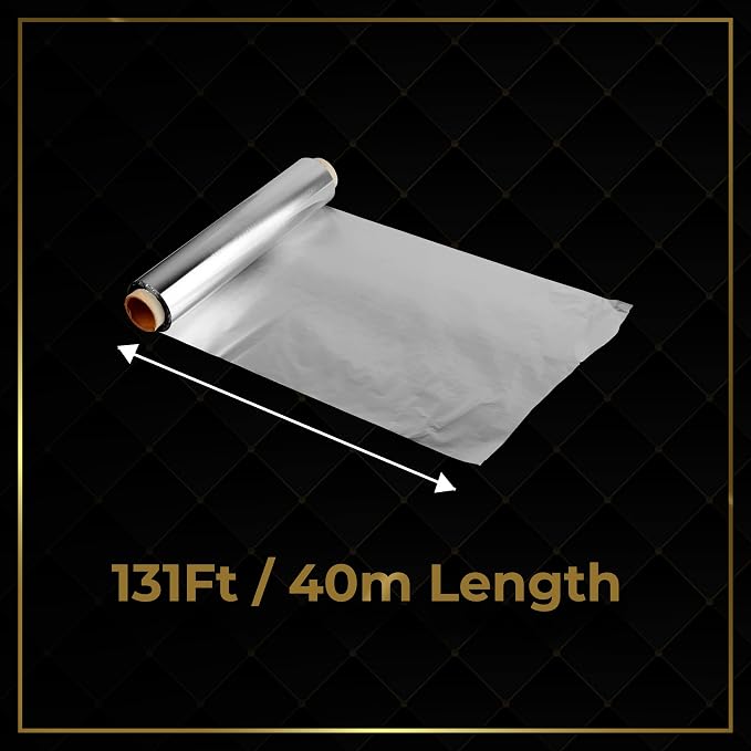 Extra Wide Aluminum Foil Roll Heavy Duty – 18in x 131ft Length 20 Micron thick - Image 7