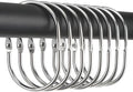 Shower Curtain Rings, Oval Snap Shower Rings by Goowin