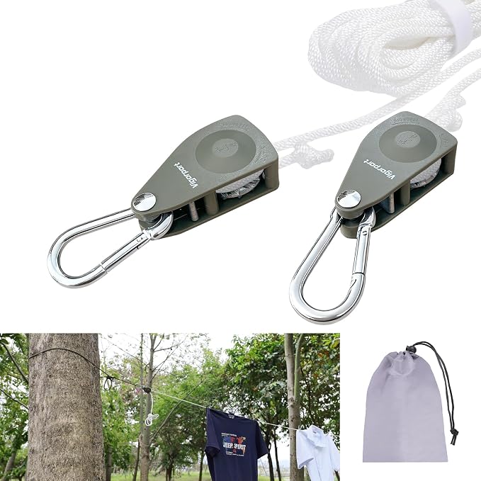 Vigorport Retractable Travel Clothesline, Portable Clothes Laundry Line by Vigorport