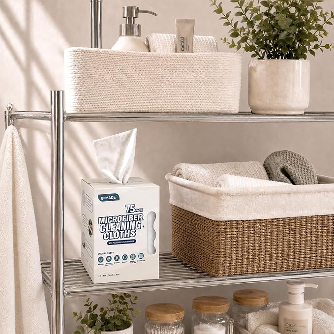 UNIMADE Microfiber Cleaning Cloth, 75 Sheets Microfiber Towels - Image 7