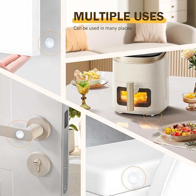 Cabinet Door Bumpers, 200 Pcs Self Adhesive Clear Cupboard Door Drawer Bumpers for Kitchen Cabinets Cutting Boards Picture Frames