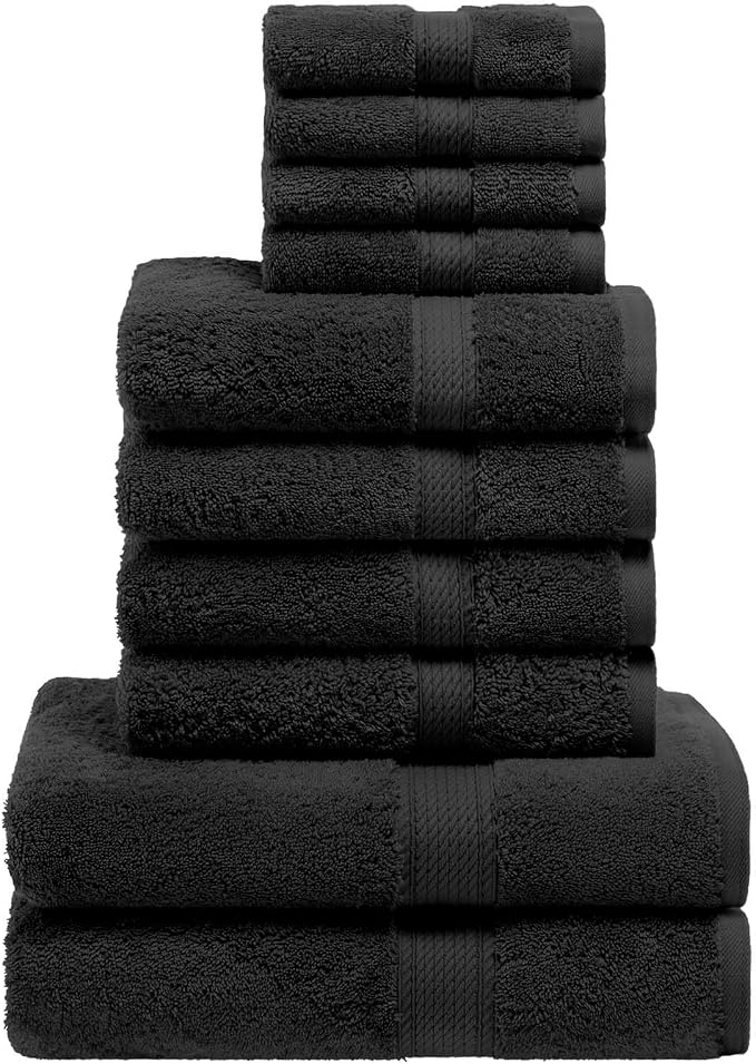 Superior Egyptian Cotton Ultra Plush & Absorbent, 10 Piece Set, Soft Luxury - Image 2