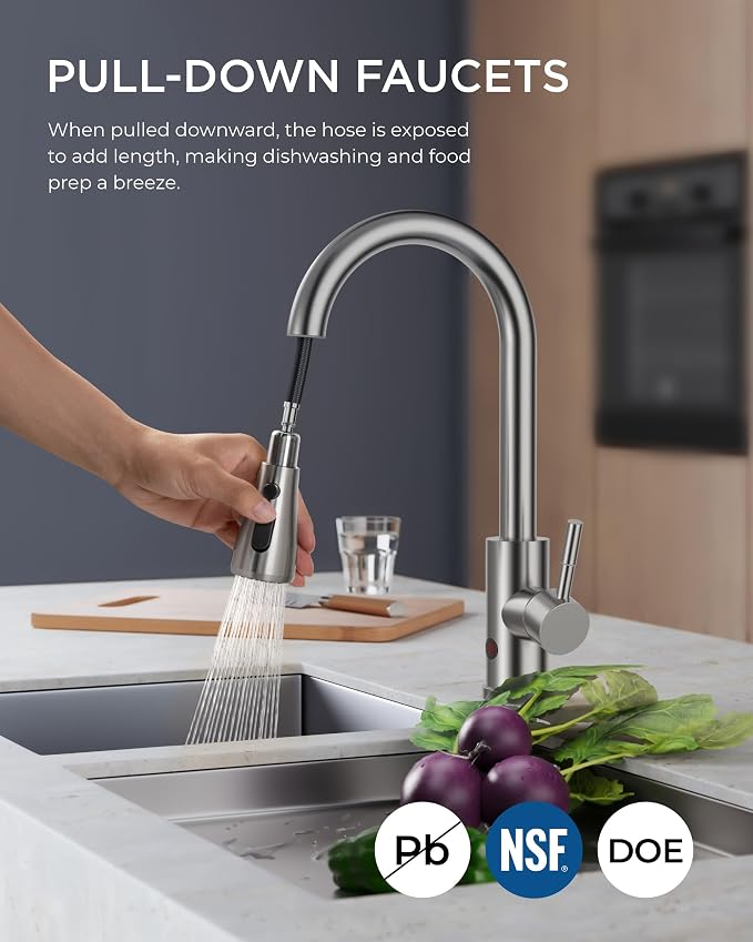 FORIOUS Touchless Kitchen Faucet - Image 7