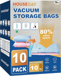 HOUSE DAY 10 Jumbo Vacuum Storage Bags by HOUSEDAY