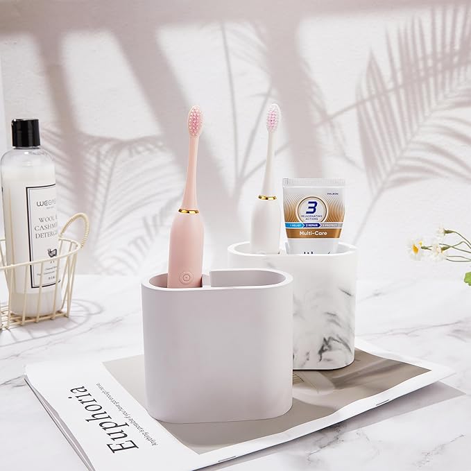 Diatomite Toothbrush Holders for Bathrooms, Electric Tooth Brush and Toothpaste - Image 2