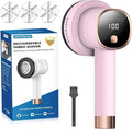 Rechargeable Fabric Shaver, 6-Leaf Blades, LED Display, 3 Speeds | Portable by SMYEVIVA
