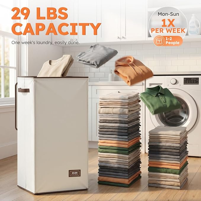 SOLEDI 100L Laundry Hamper - Image 4