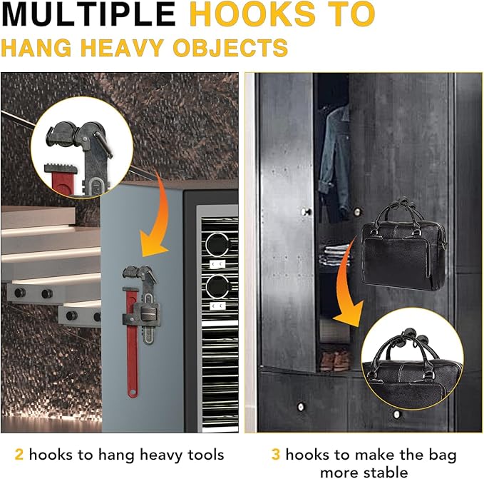 DIYMAG Magnetic Hooks 20pcs 30lbs+ Cruise Essentials 2026 Magnet Hook Black - Image 4
