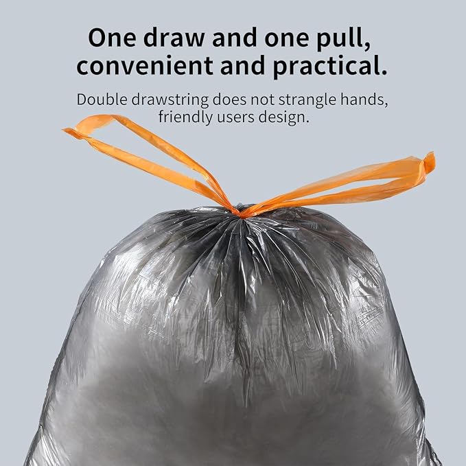 MOPALL Small Trash Bags with Drawstring, 2.6-4 Gallon - Image 4
