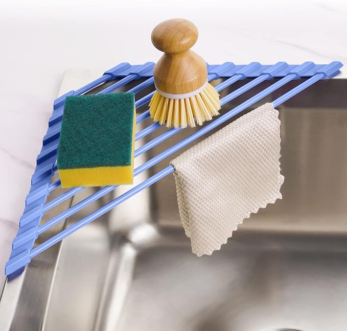 Tomorotec Triangle Roll Up Dish Drying Rack by Tomorotec