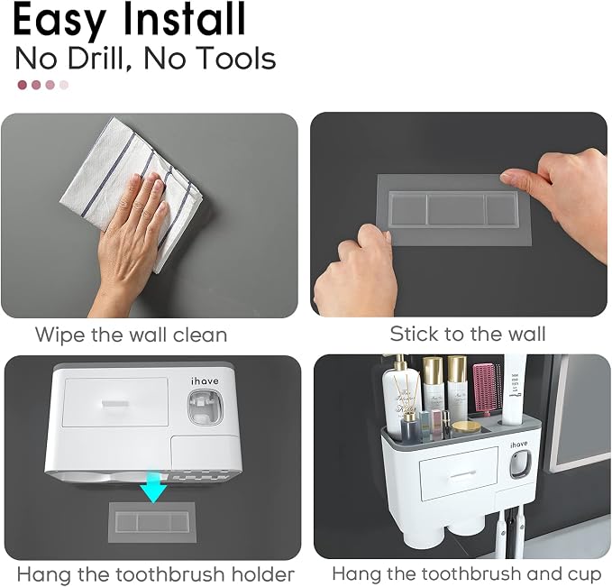 iHave Toothbrush Holders Wall Mounted - Image 3