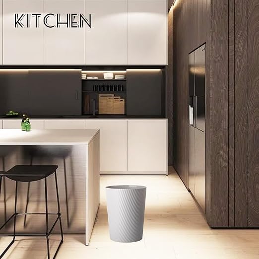 UUJOLY Small Bathroom Trash Can Wastebasket Garbage Can, 3 Pack | Open-Top - Image 3