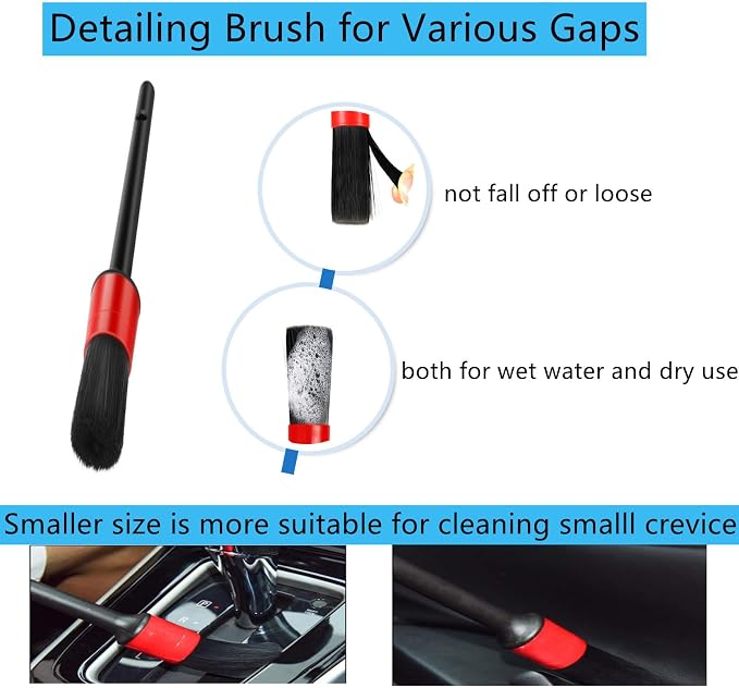Fitosy Car Interior Duster Detail Brush Cleaning Gel Kit, Dust Remover | Slime - Image 7