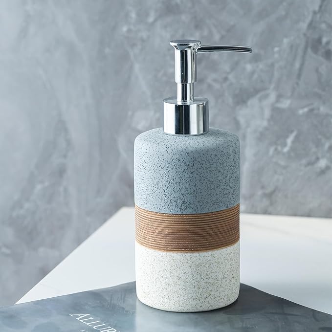 Hand Soap Dispenser Set for Bathroom, Kitchen Dish Soap Dispenser | Liquid Soap - Image 9