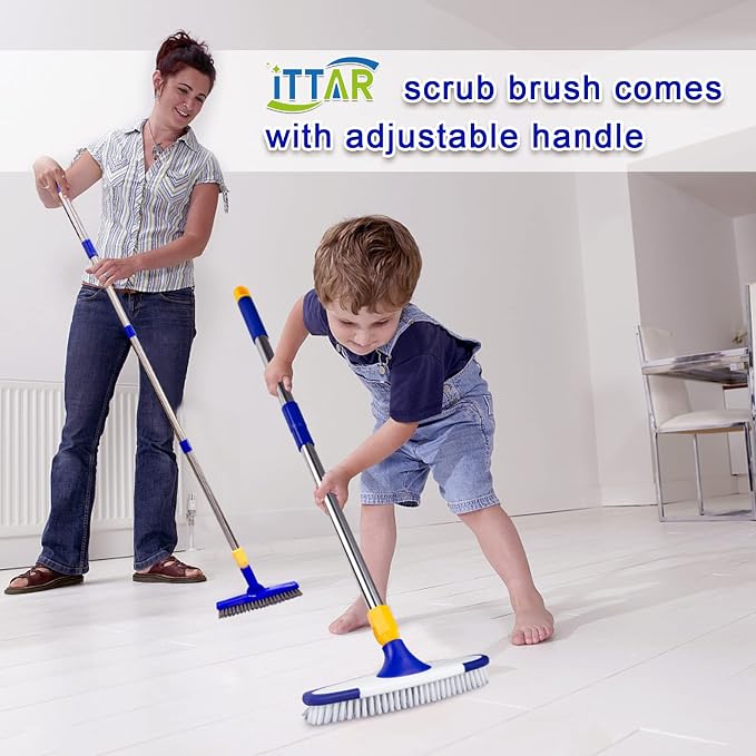 Grout & Scrub Brush Combo, Floor Scrubber - Image 5
