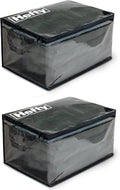 Hefty Large Flexible Tote with Breathable Mesh, Double Zipper, 2 Handles – Ideal by Hefty