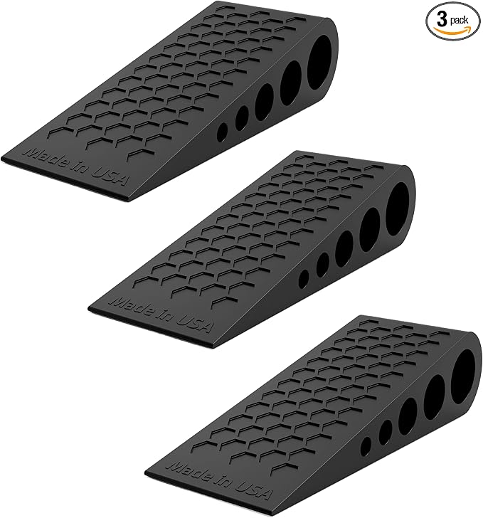 Door Stoppers for Bottom of Door Premium Floor Rubber Door Stop Wedge Made in by SuspensionDudes