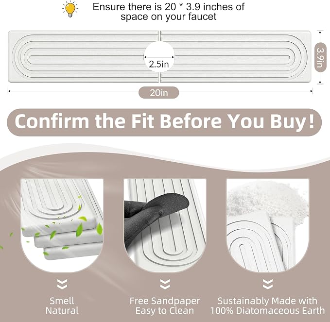 Faucet Mat for Kitchen Sink - Image 2