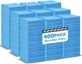 TEAWOO Blue Microfiber Towels Bulk-400 Pack, Cleaning Cloths Bulk | Microfiber by TEAWOO