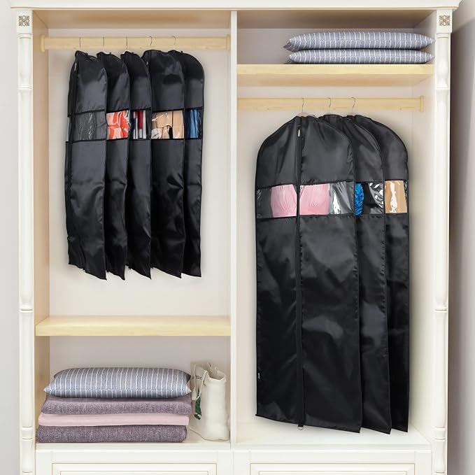 Univivi Garment Bag Suit Bag for Storage and Travel, 60 Inch, Oxford Fabrics - Image 7
