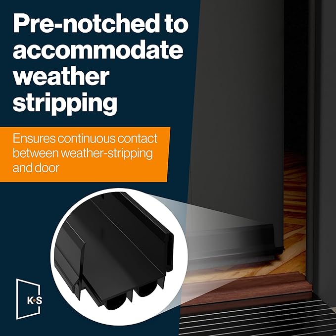 Adjustable Double Bubble Door Sweep & Draft Stopper | Under Door Seal - Image 4