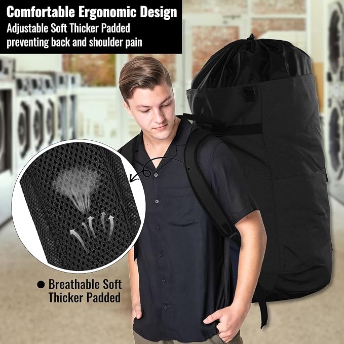 Laundry Backpack Bag 125L Extra Large, Heavy Duty - Image 6