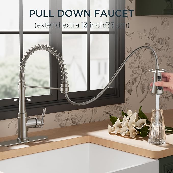 FORIOUS Vintage Kitchen Faucet - Image 3